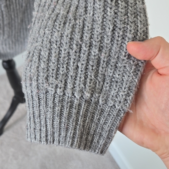 French Connection Charcoal Cardigan Sweater - Picture 4 of 6